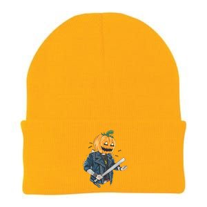 Jack O Lantern Gangster Gang Knit Cap Winter Beanie