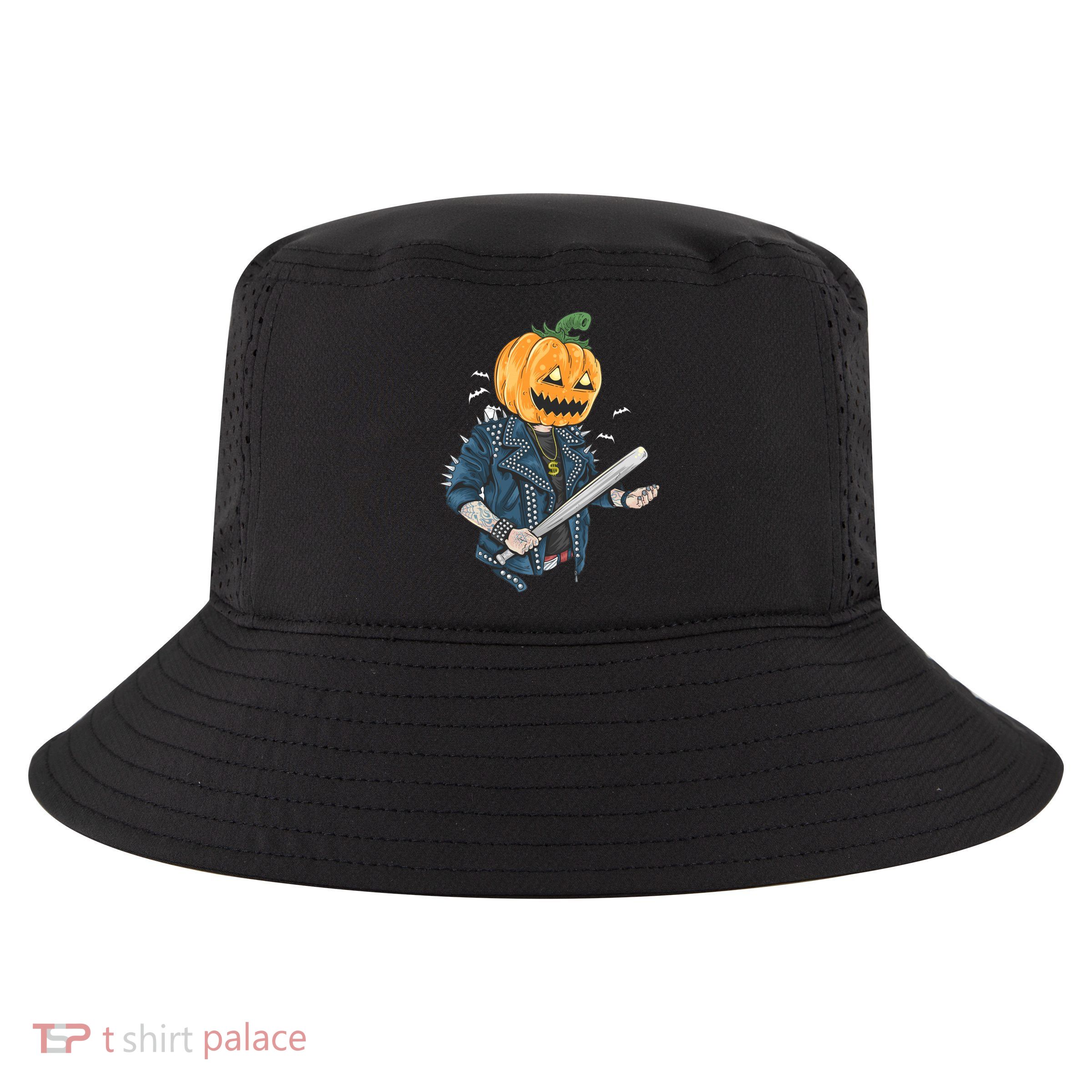 Jack O Lantern Gangster Gang Cool Comfort Performance Bucket Hat