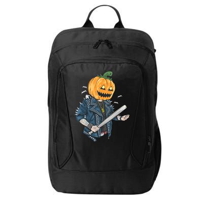 Jack O Lantern Gangster Gang City Backpack