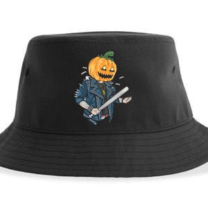 Jack O Lantern Gangster Gang Sustainable Bucket Hat