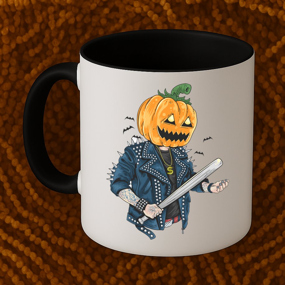 Jack O Lantern Gangster Gang Mug