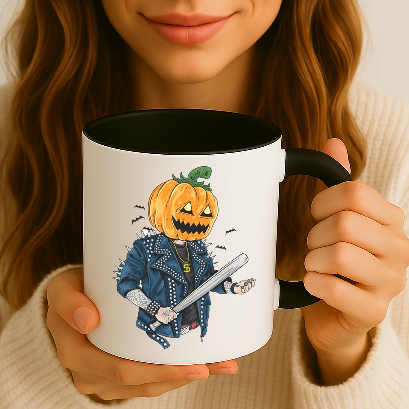 Jack O Lantern Gangster Gang Mug