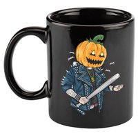 Jack O Lantern Gangster Gang 11oz C Handle Ceramic Mug