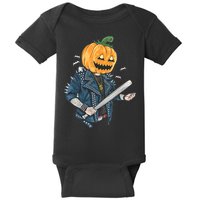 Jack O Lantern Gangster Gang Baby Bodysuit