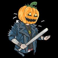 Jack O Lantern Gangster Gang Baby Bodysuit