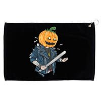 Jack O Lantern Gangster Gang Grommeted Golf Towel