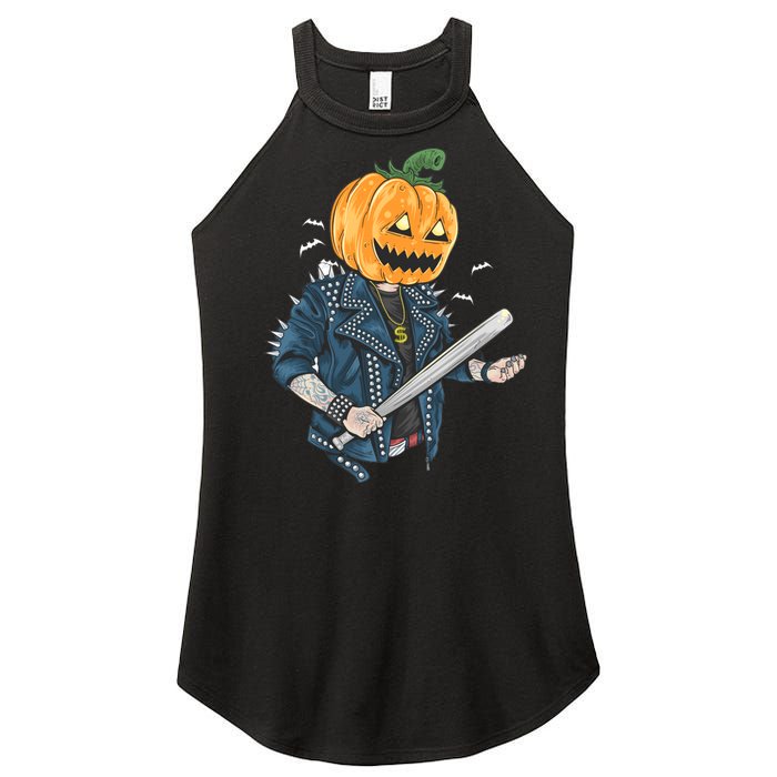 Jack O Lantern Gangster Gang Women’s Perfect Tri Rocker Tank