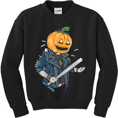 Jack O Lantern Gangster Gang Kids Sweatshirt