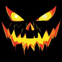 Jack O Lantern Face Pumpkin Scary Halloween Costume Funny T-Shirt