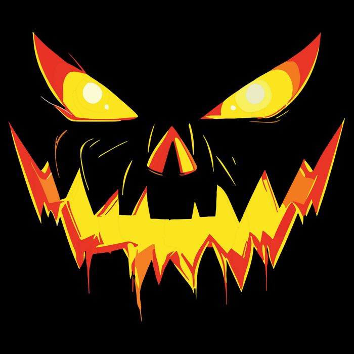 Jack O Lantern Face Pumpkin Scary Halloween Costume Funny T-Shirt