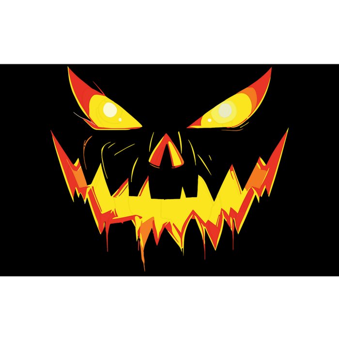 Jack O Lantern Face Pumpkin Scary Halloween Costume Funny Bumper Sticker