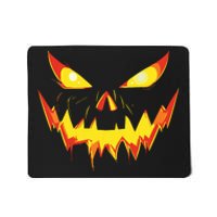 Jack O Lantern Face Pumpkin Scary Halloween Costume Funny Mousepad