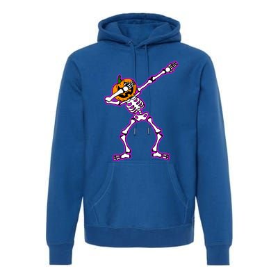 Jack O Lantern Dabbing Pumpkin Halloween Dab Skeleton Gift Premium Hoodie