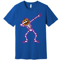 Jack O Lantern Dabbing Pumpkin Halloween Dab Skeleton Gift Premium T-Shirt