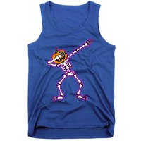 Jack O Lantern Dabbing Pumpkin Halloween Dab Skeleton Gift Tank Top