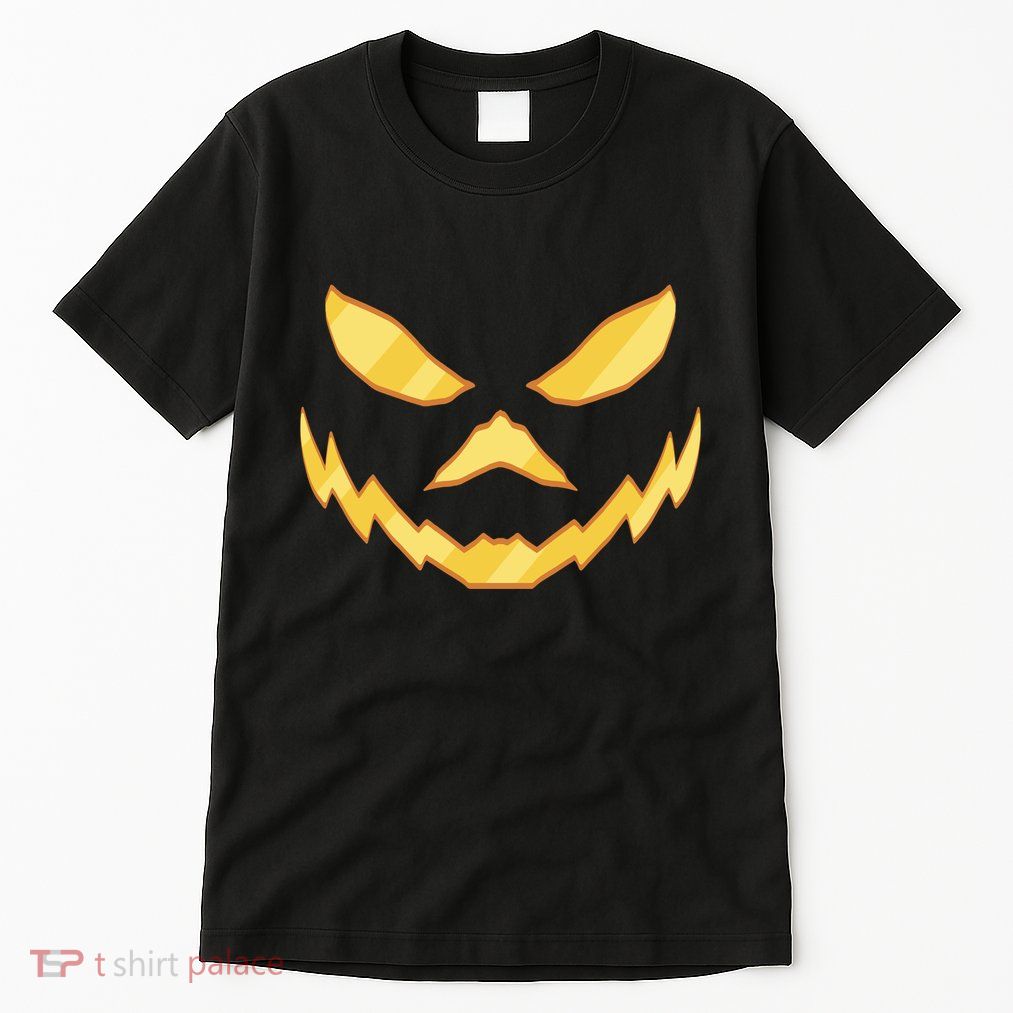 Jack O Lantern Face Halloween Spooky Tall T-Shirt