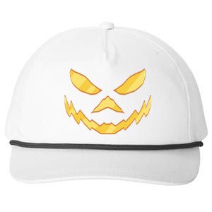 Jack O Lantern Face Halloween Spooky Snapback Five-Panel Rope Hat