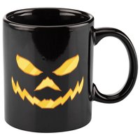Jack O Lantern Face Halloween Spooky 11oz C Handle Ceramic Mug
