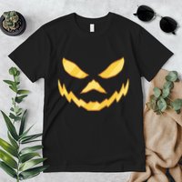 Jack O Lantern Face Halloween Spooky Premium T-Shirt