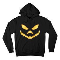 Jack O Lantern Face Halloween Spooky Tall Hoodie