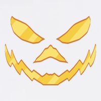 Jack O Lantern Face Halloween Spooky Garment-Dyed Sweatshirt