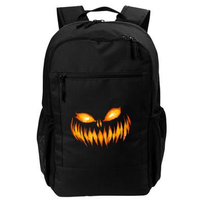 Jack O Lantern Scary Carved Pumpkin Face Halloween Costume Backpack