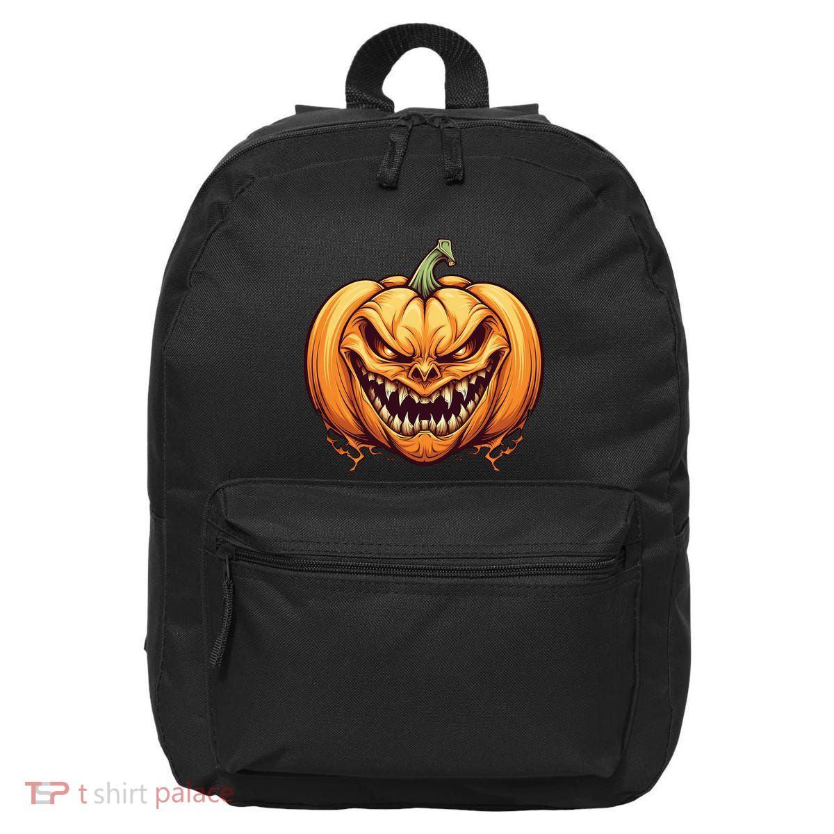 Jack O Lantern Scary Carved Pumpkin Face Halloween Costume 16 in Basic Backpack