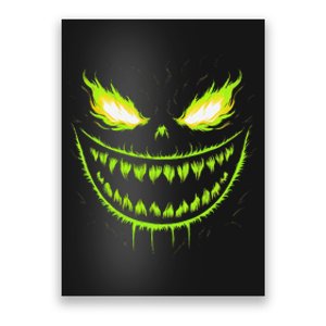 Jack O Lantern Scary Pumpkin Halloween Gift Poster