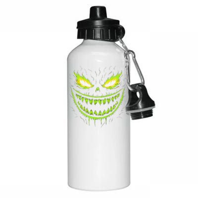 Jack O Lantern Scary Pumpkin Halloween Gift Aluminum Water Bottle 