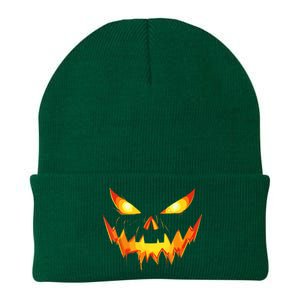 Jack O Lantern Face Pumpkin Scary Halloween Costume Funny Knit Cap Winter Beanie