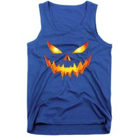 Jack O Lantern Face Pumpkin Scary Halloween Costume Funny Tank Top