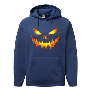 Jack O Lantern Face Pumpkin Scary Halloween Costume Funny Performance Fleece Hoodie