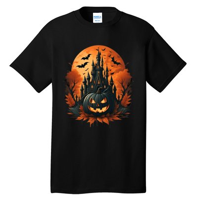 Jack O Lantern Face | Halloween Pumpkin | Spooky Tall T-Shirt