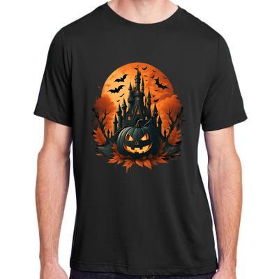 Jack O Lantern Face | Halloween Pumpkin | Spooky Adult ChromaSoft Performance T-Shirt