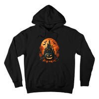 Jack O Lantern Face | Halloween Pumpkin | Spooky Tall Hoodie