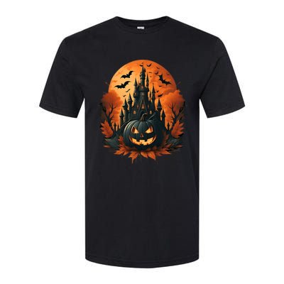 Jack O Lantern Face | Halloween Pumpkin | Spooky Softstyle CVC T-Shirt