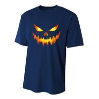 Jack O Lantern Face Pumpkin Scary Funny Halloween Costume Gift Performance Sprint T-Shirt