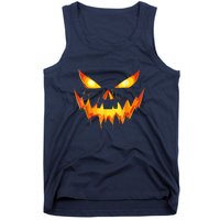 Jack O Lantern Face Pumpkin Scary Funny Halloween Costume Gift Tank Top