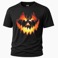 Jack O Lantern Scary Pumpkin Face Funny Halloween Cooling Performance Crew T-Shirt