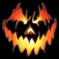 Jack O Lantern Scary Pumpkin Face Funny Halloween Cooling Performance Crew T-Shirt