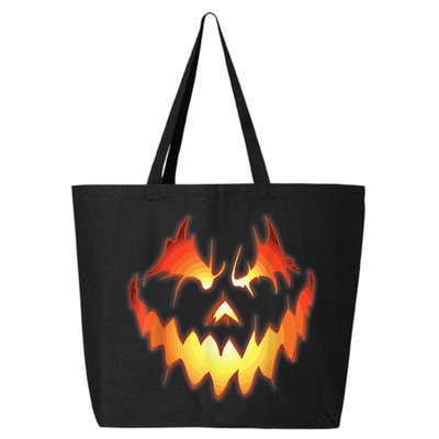 Jack O Lantern Scary Pumpkin Face Funny Halloween 25L Jumbo Tote