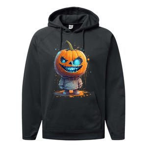 Jack O Lantern Face Pumpkin Hallowen Costume Scary Performance Fleece Hoodie