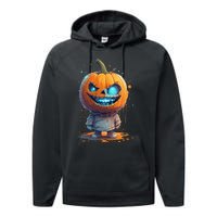 Jack O Lantern Face Pumpkin Hallowen Costume Scary Performance Fleece Hoodie