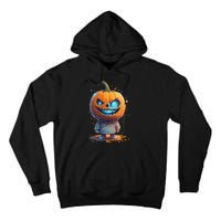 Jack O Lantern Face Pumpkin Hallowen Costume Scary Tall Hoodie