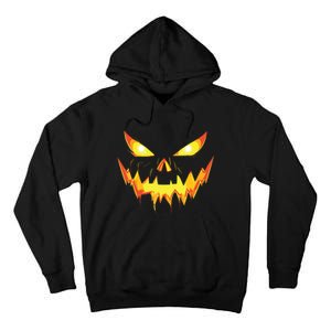 Jack O Lantern Face Pumpkin Scary Halloween Costume Funny Tall Hoodie