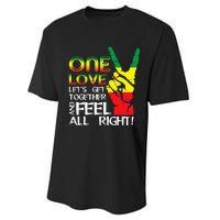 Jamaica One Love Reggae Caribbean Music Pride Flag Performance Sprint T-Shirt