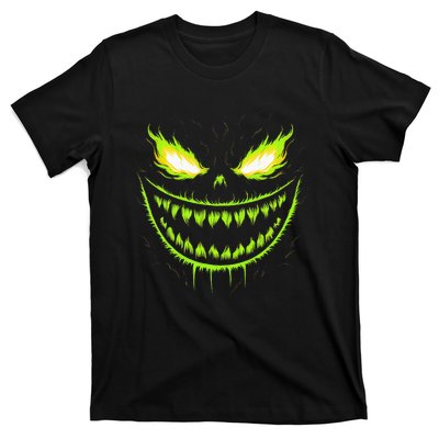 Jack O Lantern Scary Pumpkin Halloween T-Shirt