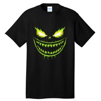 Jack O Lantern Scary Pumpkin Halloween Tall T-Shirt