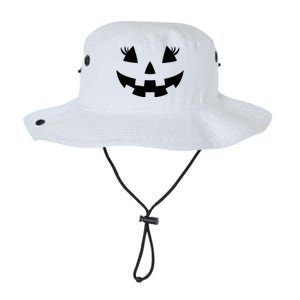 Jack O Lantern Face Pumpkin Eyelashes Hallowen Legacy Cool Fit Booney Bucket Hat