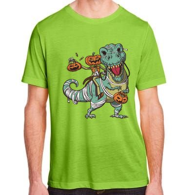 Jack O Lantern Riding T Rex Adult ChromaSoft Performance T-Shirt